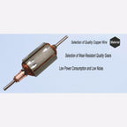 RPTCOTU Brushed Vibration Motor DC 12V-24V 8000RPM