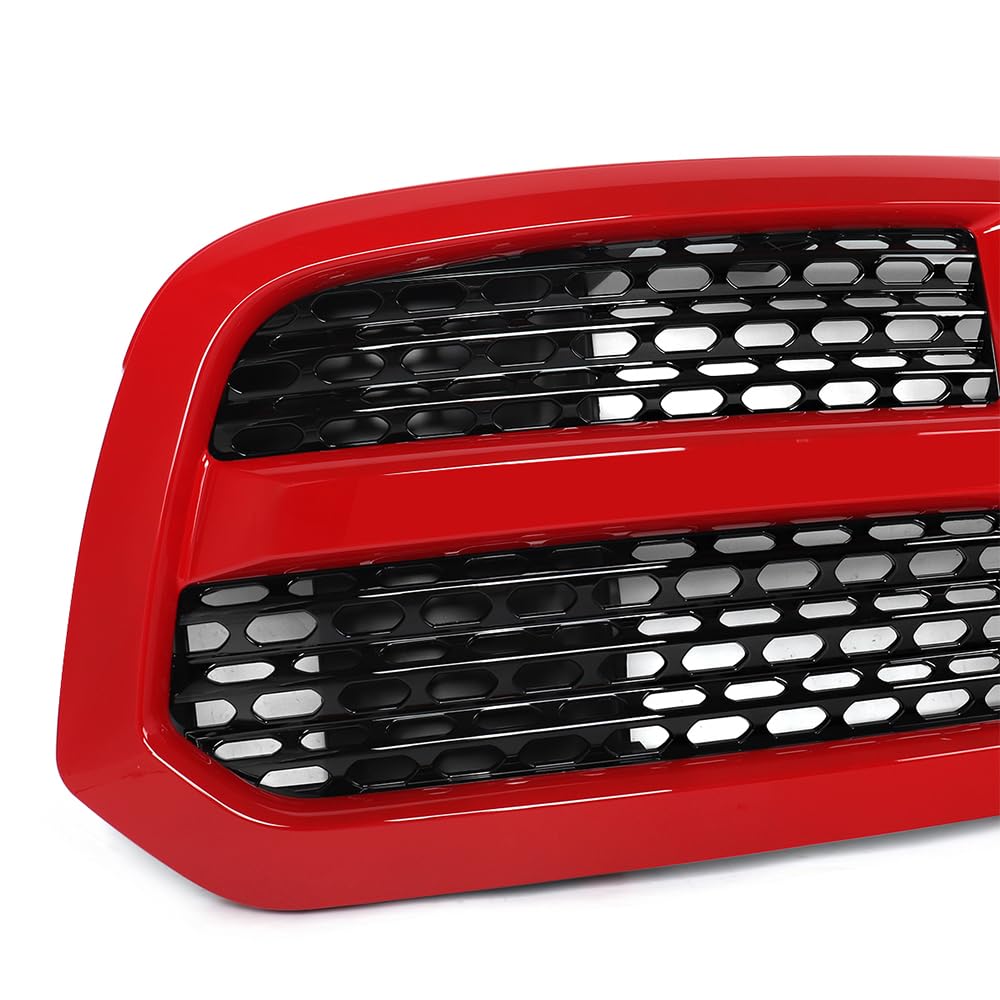 MIC Front Grille Grill Assembly Compatible with 2013-2018 Dodge Ram 1500