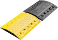 Rubber Speed Bumps,2 Pack Buffer,Industry Rubber Curb,with Screws Deceleration Equipment,Wheel Stop Stoppers for