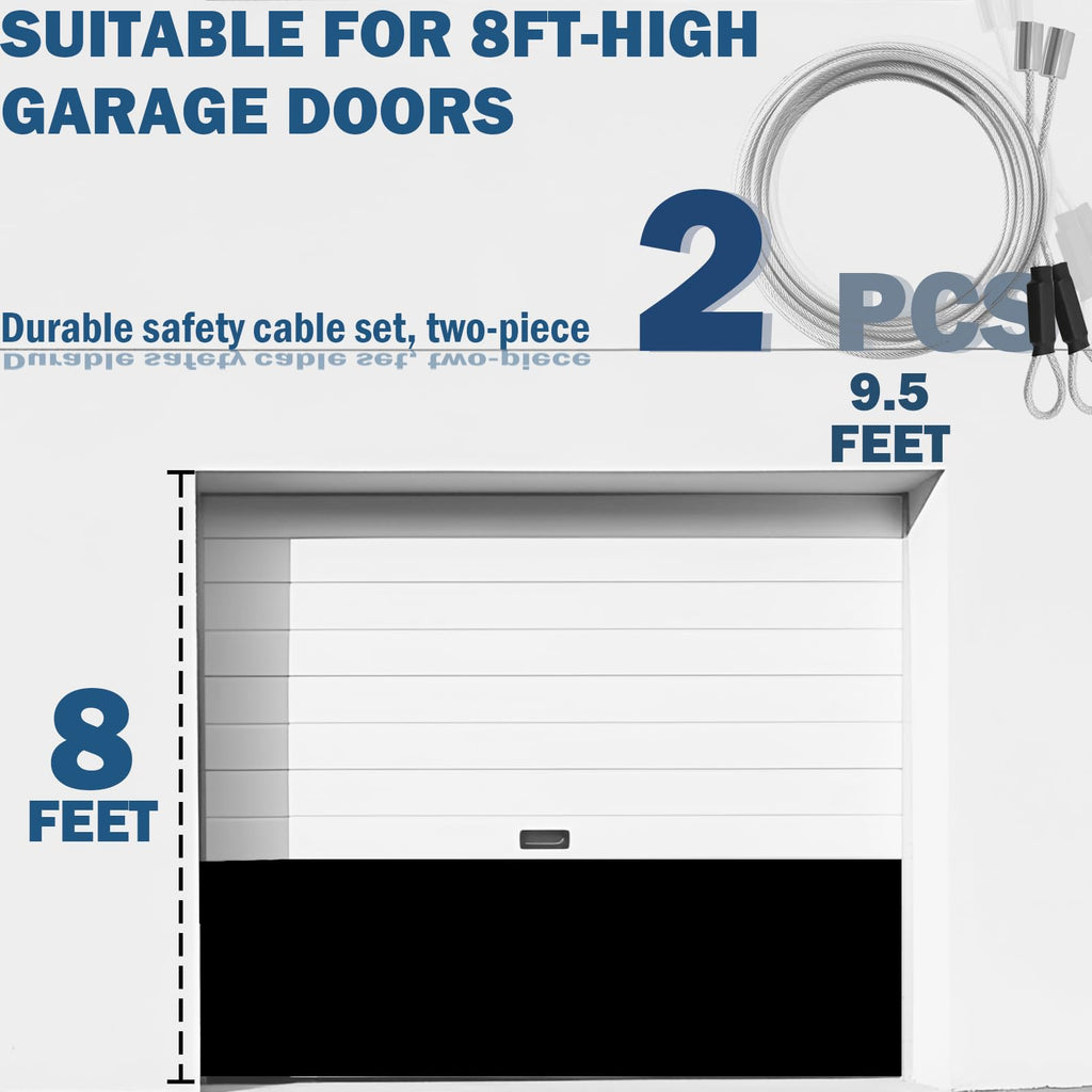 9.5FT Garage Door Cable Replacement