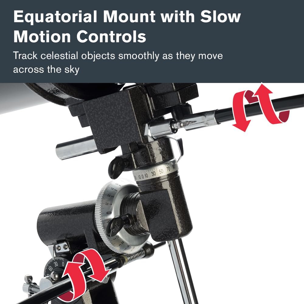 PowerSeeker 70EQ Refractor Telescope for Family Stargazing | Lightweight Refractor, Crisp Moon & Planet Views, Grab