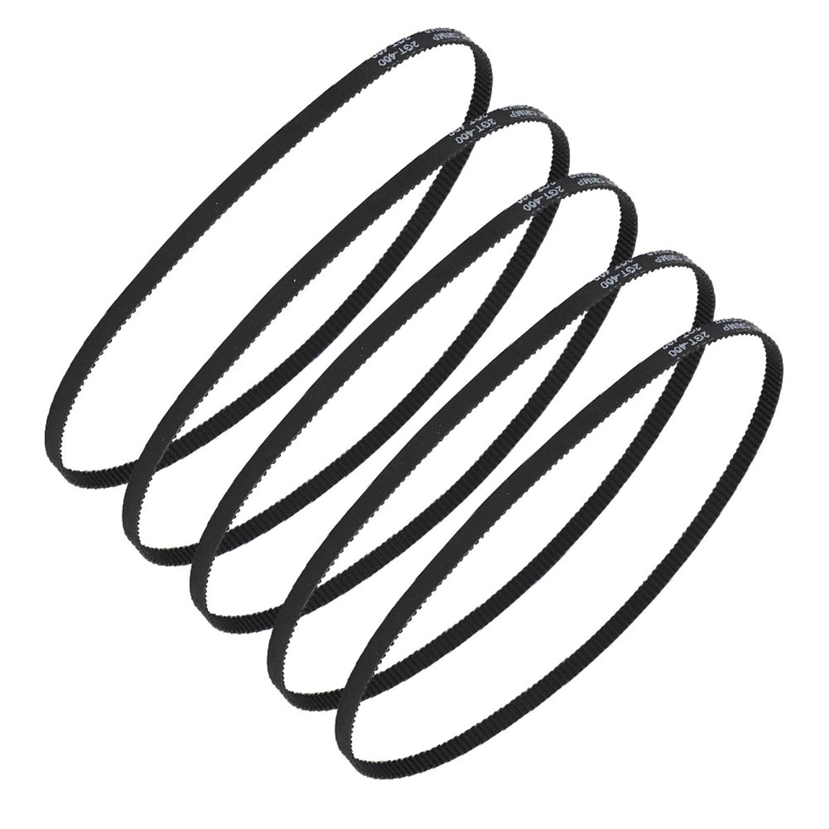 Zopsc GT2 3D Printer Timing Belt, 400mm Closed Synchronous Drive, 5PCs