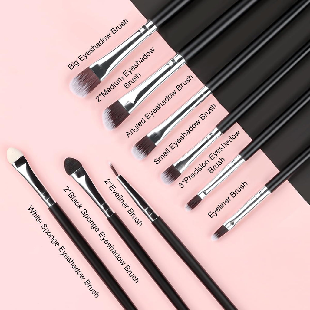 Makeup Brush Set, SOLVE 32 Pieces Professional Makeup Brushes Wooden Handle Cosmetics Brushes Foundation Concealer