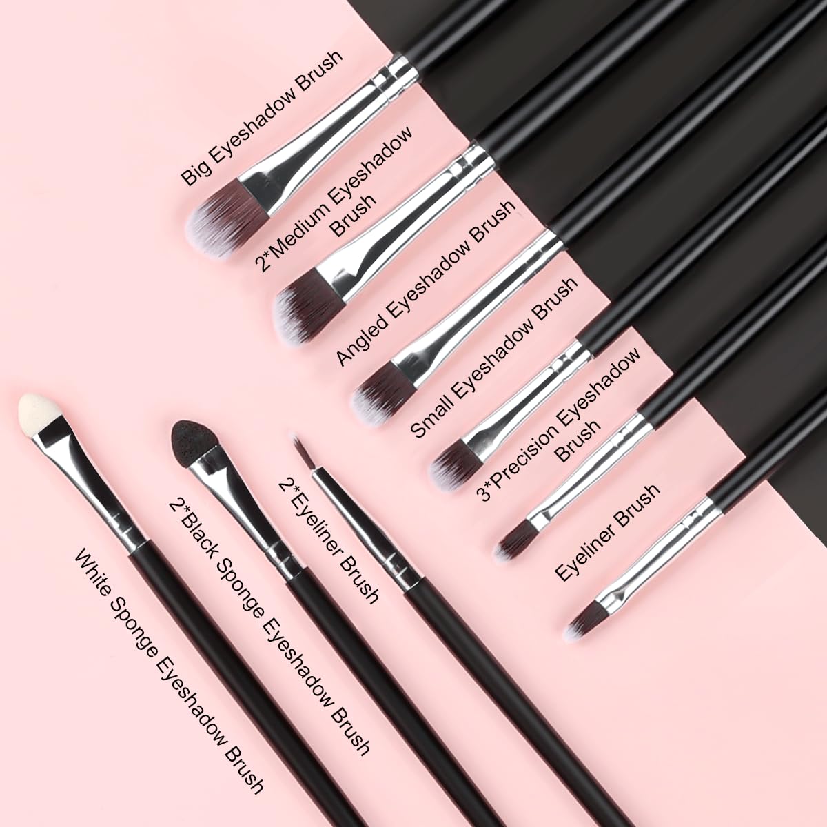 Makeup Brush Set, SOLVE 32 Pieces Professional Makeup Brushes Wooden Handle Cosmetics Brushes Foundation Concealer