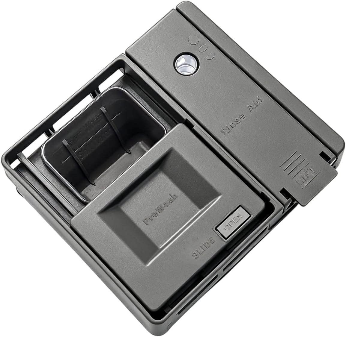 W10861000 Dishwasher Detergent Dispenser Compatible with Whirlpool, Kitchen Aid, Maytag, and Amana dishwashers, Replace for W10620296, W10620298, W10620299, W10861000VP, 4383990, AP5999391