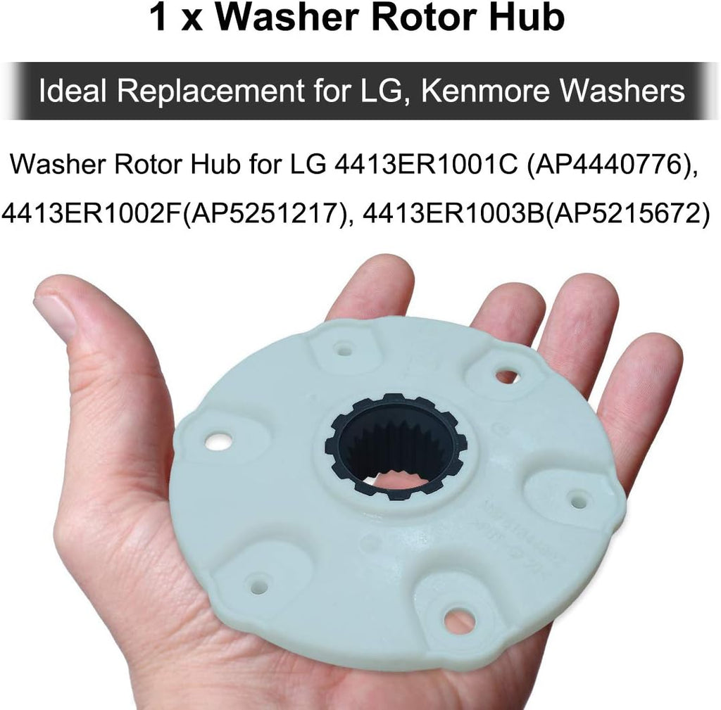 Washer Rotor Hub Assembly PBT-GF30 MBF618448 for LG Kenmore Washers