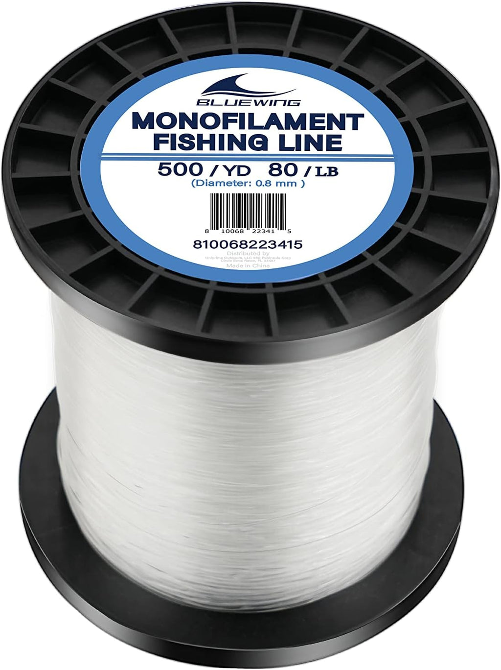 Monofilament Fishing Line Clear Mono Fish Wire Thin Diameter String 6-400 lbs, 50-3000 Yards