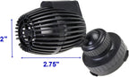 Aquarium Wavemaker Circulation Pump, 480GPH Fish Tank Powerhead, Submersible Water Pump, Magnetic Base