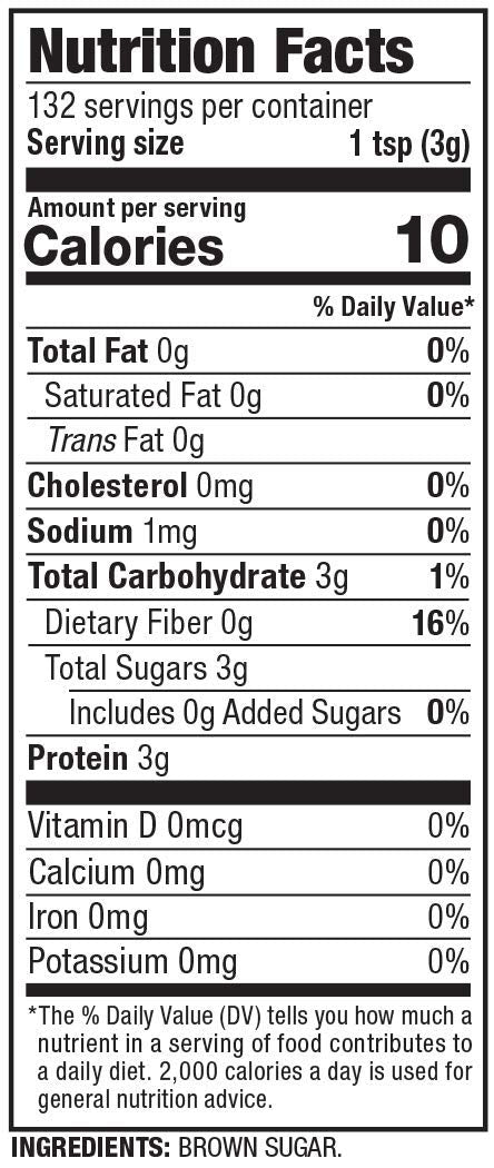 Brownulated Brown Sugar, in Convenient Resealable Bag, 12oz (3 Pack)