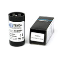 TEMCo 216-259 uF MFD CD60 Start Capacitor 110-125V AC Round | 50/60 Hz Motor Start Capacitor for HVAC, Compressor, Pump