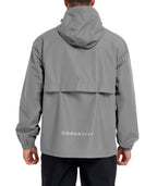 Men's Breathable Pullover Rain Jacket Shell Waterproof Raincoat