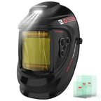 Welding Helmet with Rechargeable Fan and Work Light