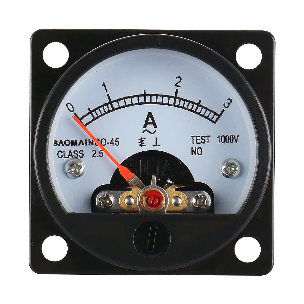 BAOMAIN SO-45 AC 0-3A Class 2.5 Analog Panel Amp Ammeter