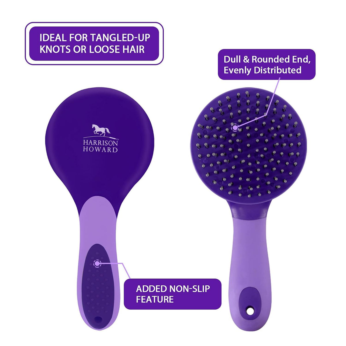 Horse Mane and Tail Brush, Professional Grooming Brush
