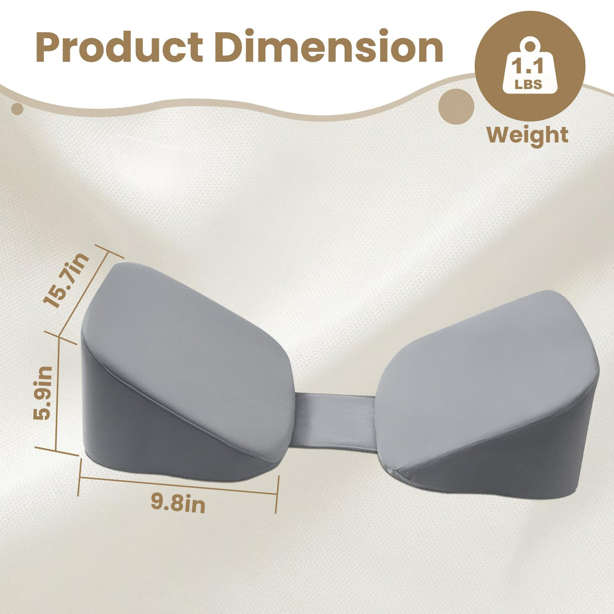 30° Adjustable Pregnancy Pillow for Side Sleeping