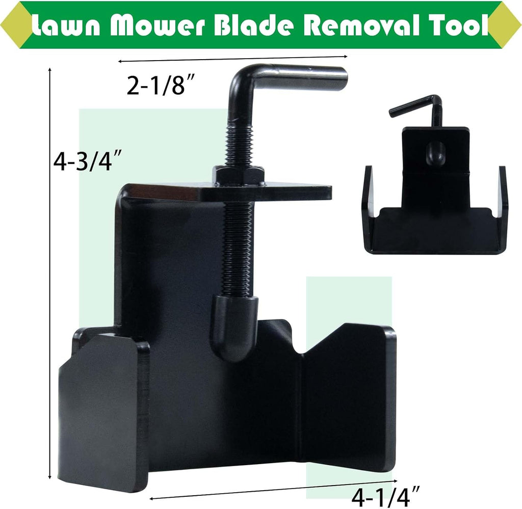 Universal Lawn Mower Blade Holder Removal Tool with Blade Sharpener | Replaces 490-850-0005 Blade Removal Tool, Cub