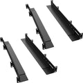 1U 19inch Server Rack Rails 15-24 inch Adjustable Depth Server Rack Rail for Universal 2&4-Post Rack Mount Rails for Network Equipment, Server, UPS Mounting Rail Kit Server Rack Accessories 2Packs