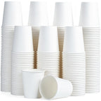 6 oz Paper Cups 600 Pack Disposable Small White Drinking Cups