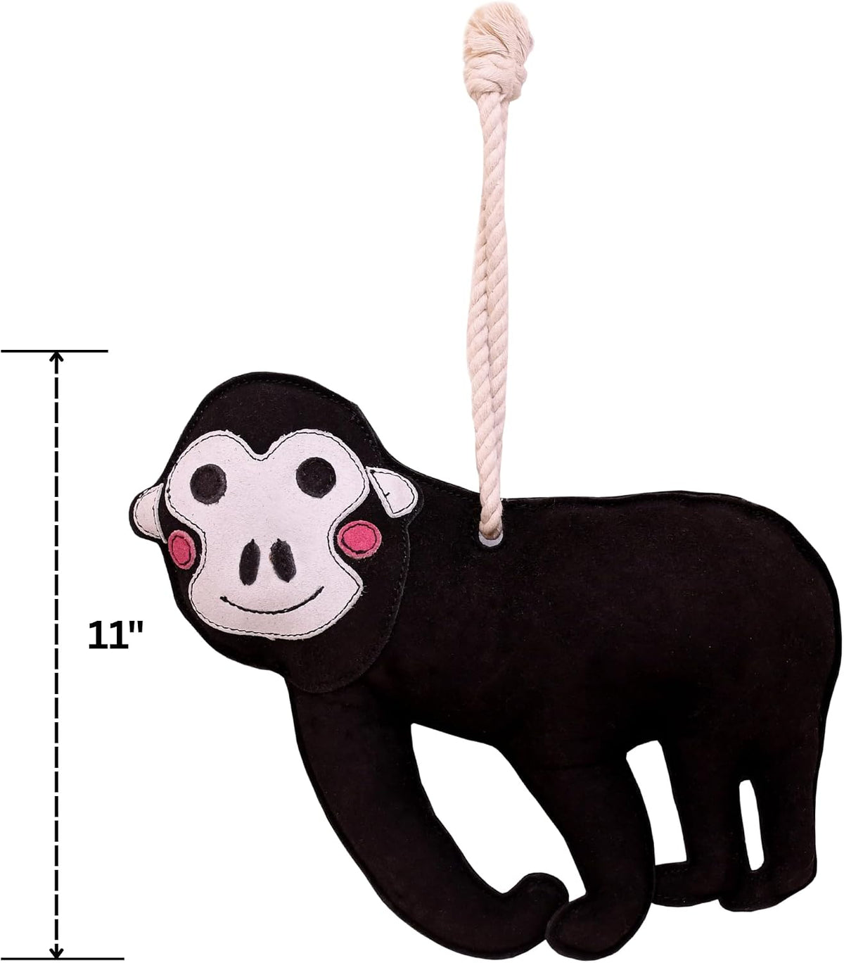 StallBuddy Horse Stall Toy, Enrichment Toy for Boredom Relief, Genuine Suede Leather Hanging Horse Toy T1