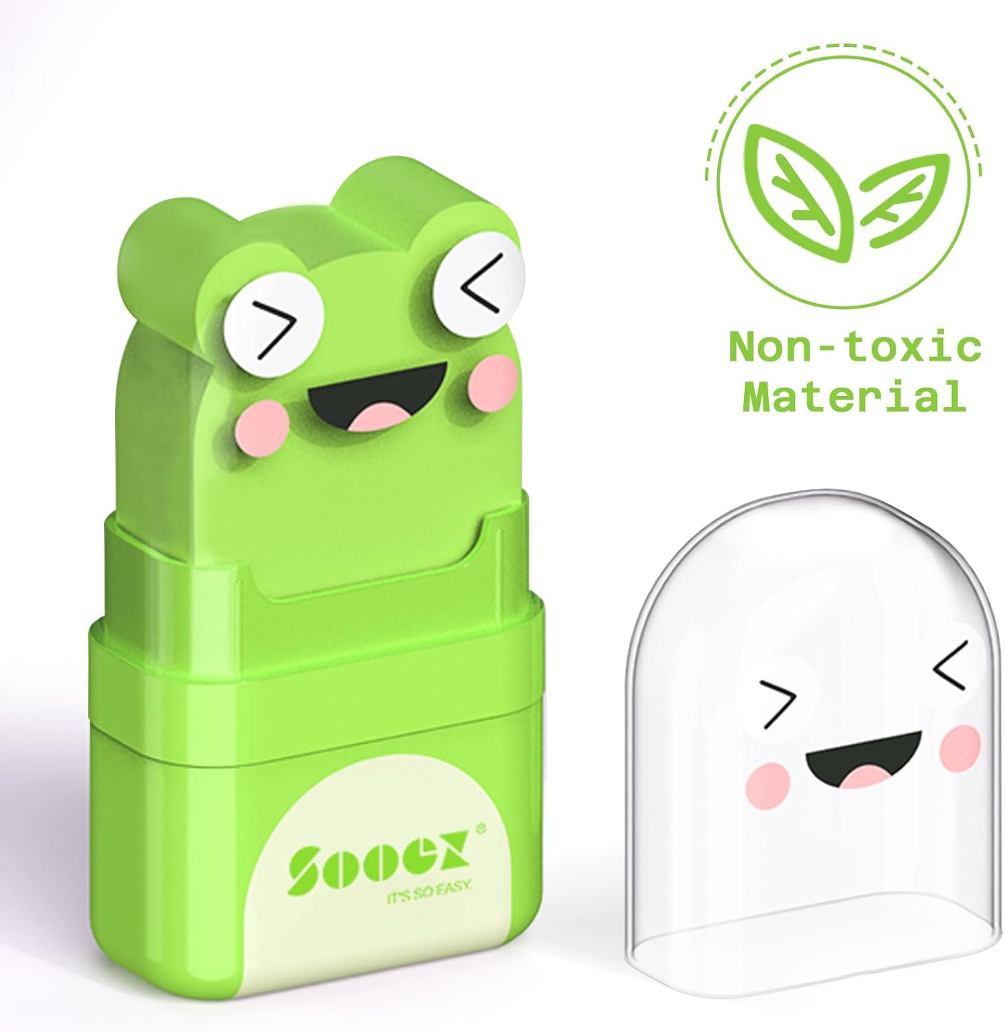 12 Pack Pencil Erasers, Cute Animal Eraser with Clean up Roller and Cover, Latex-Free, Bulk Art Drawing Erasers for