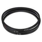 uxcell 3pcs A25 Wrapped Rubber Belt, A-Section V Belt 26.8" Outside Circumference x 0.51" Width x 0.32" Thick, Industrial Power Transmission Belt