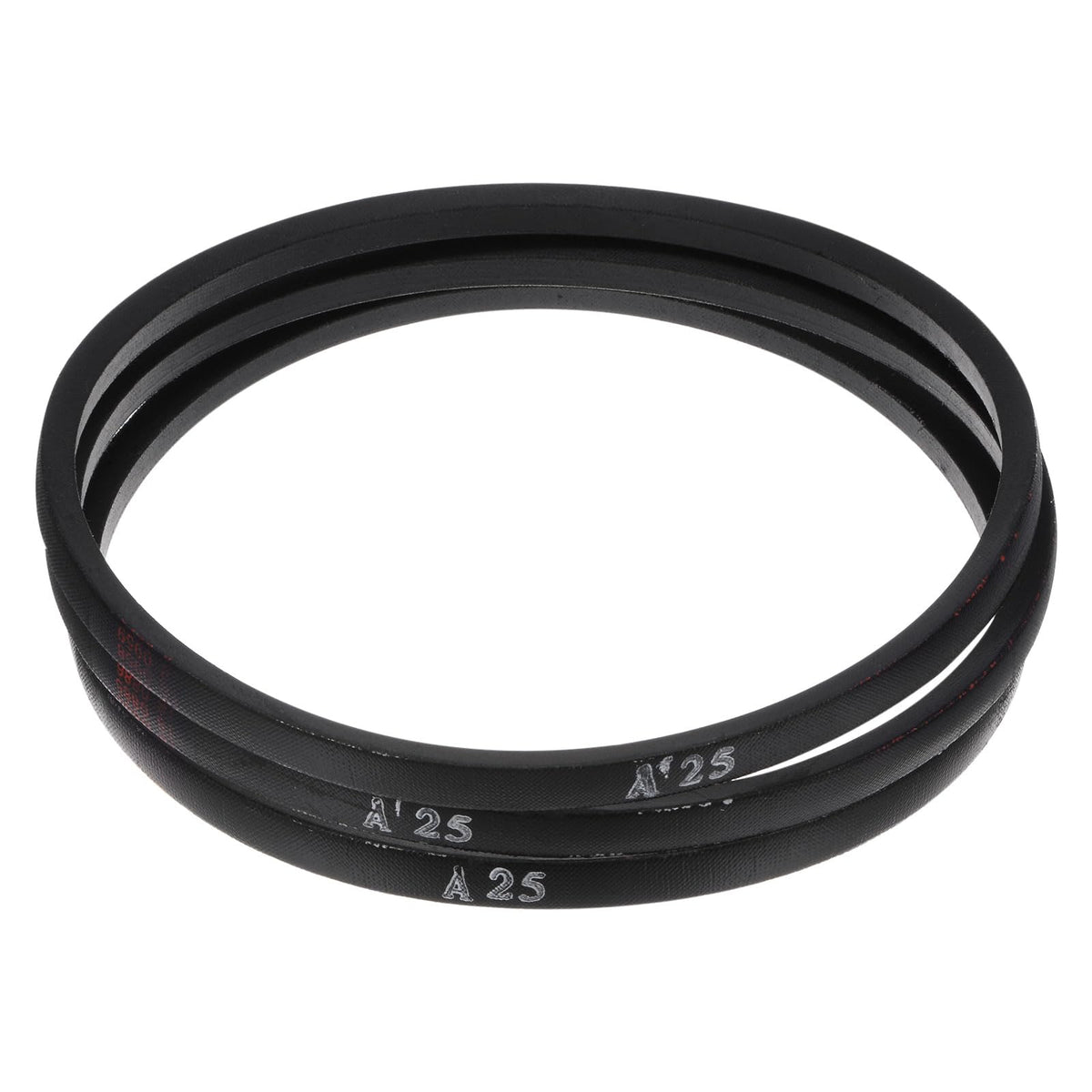 uxcell 3pcs A25 Wrapped Rubber Belt, A-Section V Belt 26.8" Outside Circumference x 0.51" Width x 0.32" Thick, Industrial Power Transmission Belt