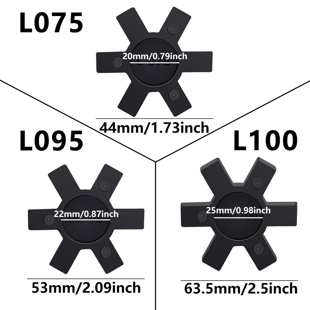 Flexible NBR Rubber Spider Insert Spider Center Insert,L075/095/100