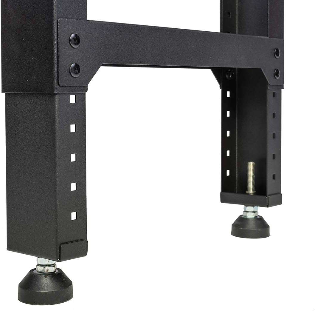 6' Adjustable Height Steel and Solid Wood Workbench Station