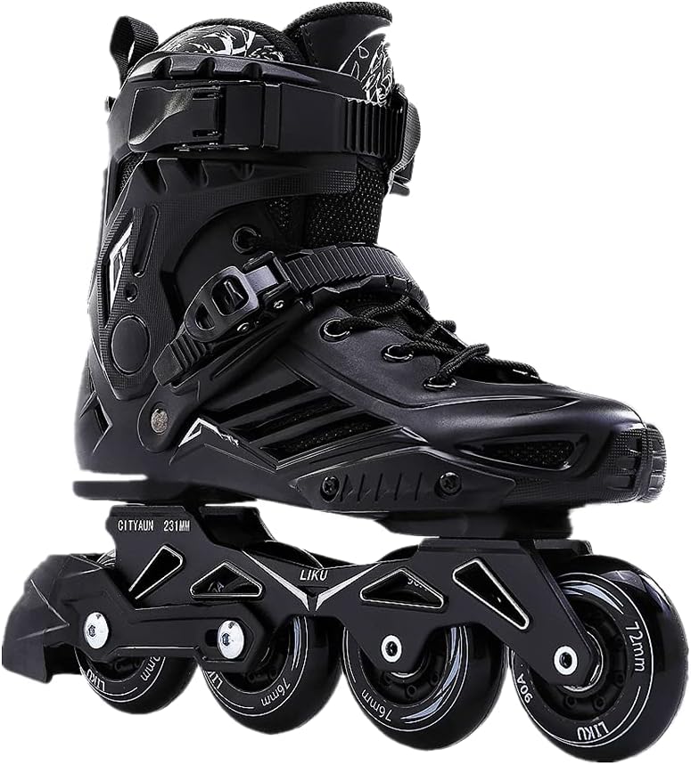 Black Professional Inline Skates Unisex