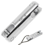 TIANMEIYI 8 Ton Cable Pulling Swivel, Anti-Twist Rotating Connector with Replaceable Breakaway Pin