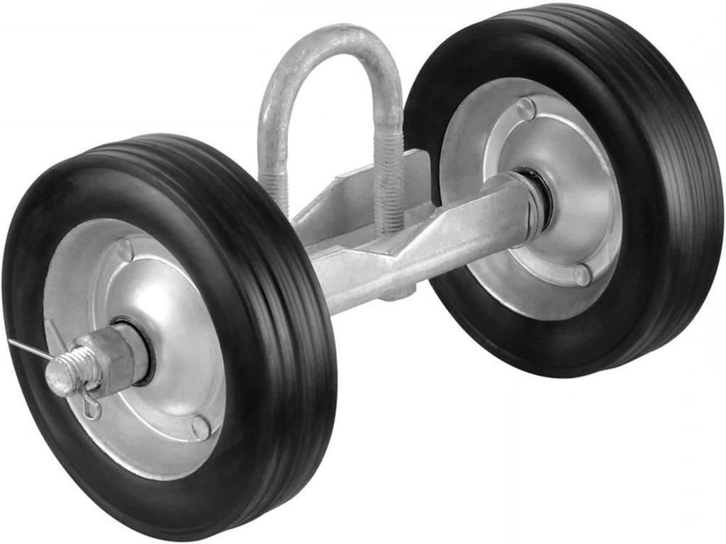 Rolling Gate Hardware Kit, Heavy Duty Sliding Gate Kit, Galvanized Sliding Gate System with 6" Double Wheel Carrier &