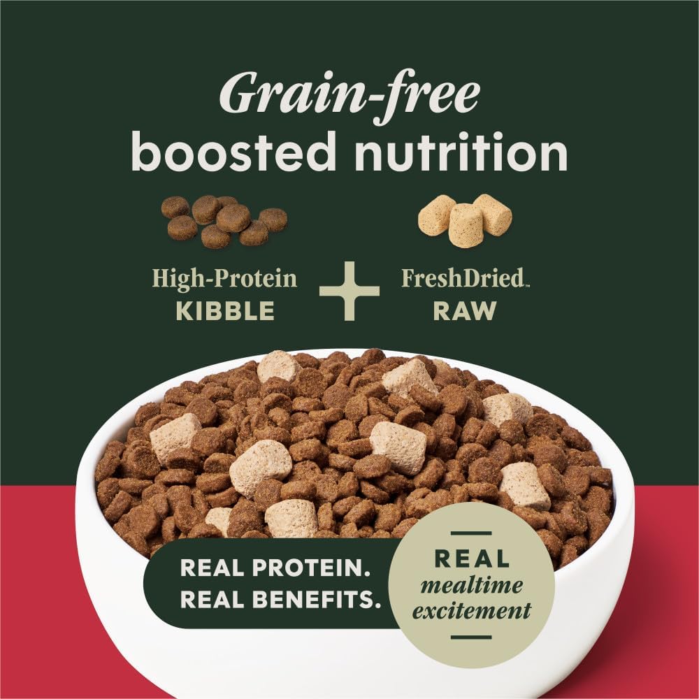 RawBoost Small Breed, Dry Dog Food + Freeze Dried, Beef, 3.5 lb.