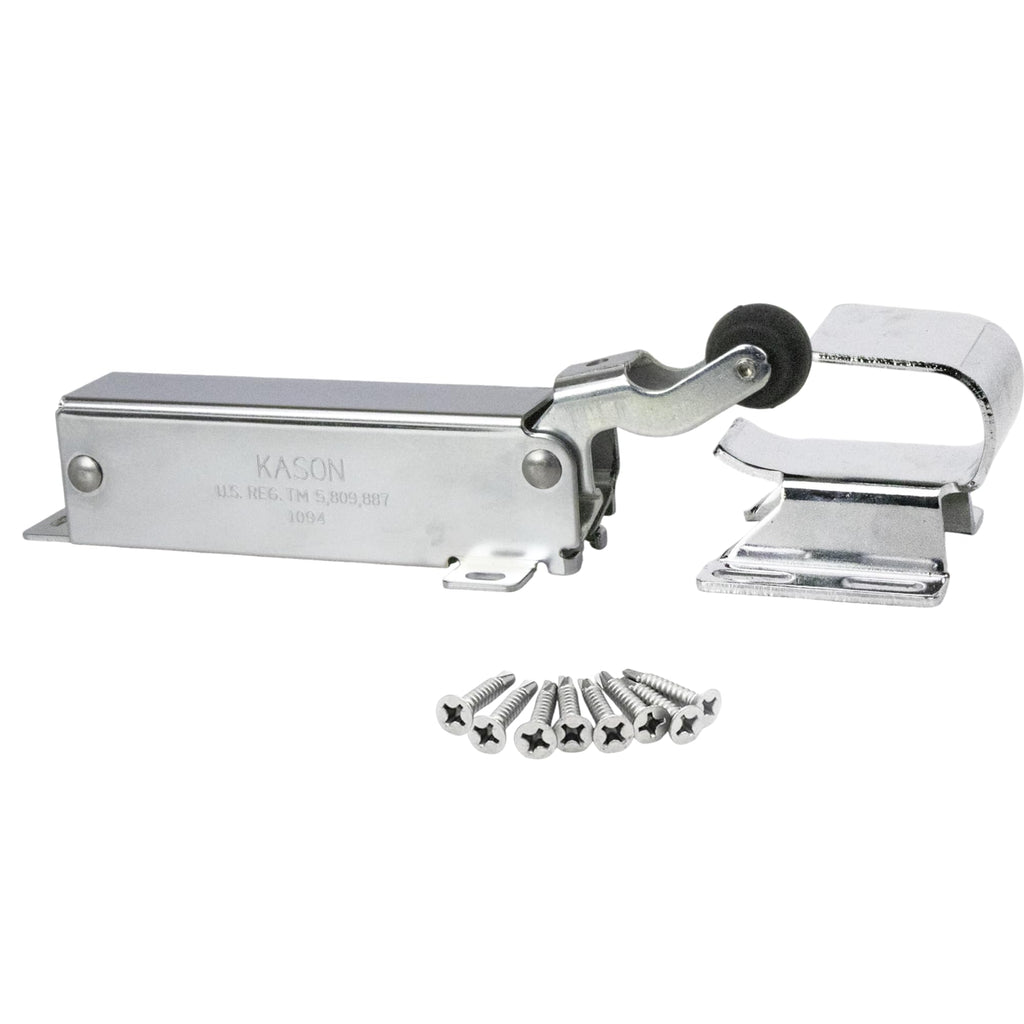 Awoco 1094 Hydraulic Door Closer, Concealed Mounting with 1094-X26 Adjustable Wide Hook (Flush to 3/4” Offset) for Walk-in Coolers/Freezers by Kason
