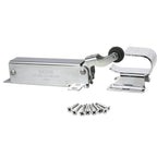 Awoco 1094 Hydraulic Door Closer, Concealed Mounting with 1094-X26 Adjustable Wide Hook (Flush to 3/4” Offset) for Walk-in Coolers/Freezers by Kason