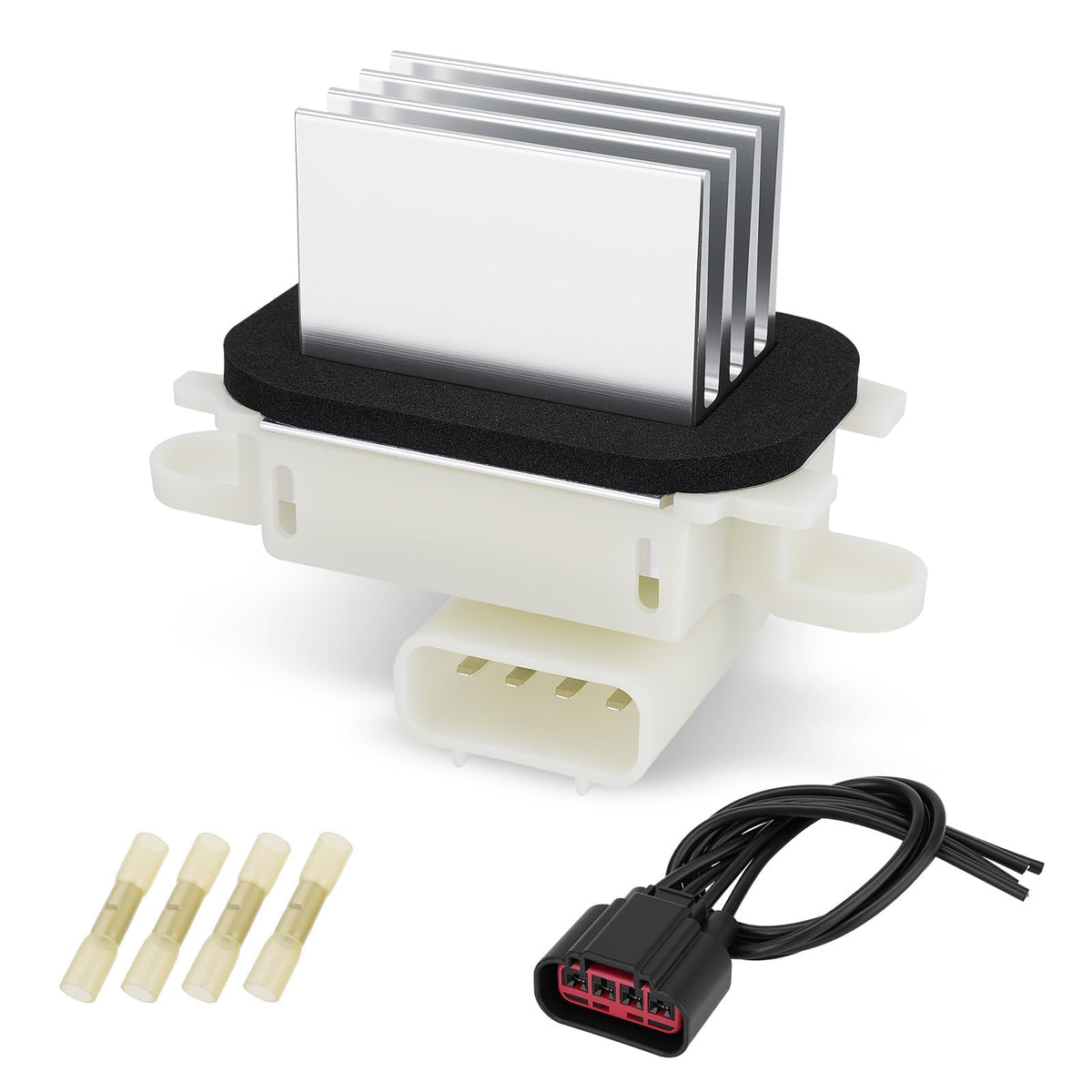 HVAC Blower Motor Resistor with Connector Wire Harness
