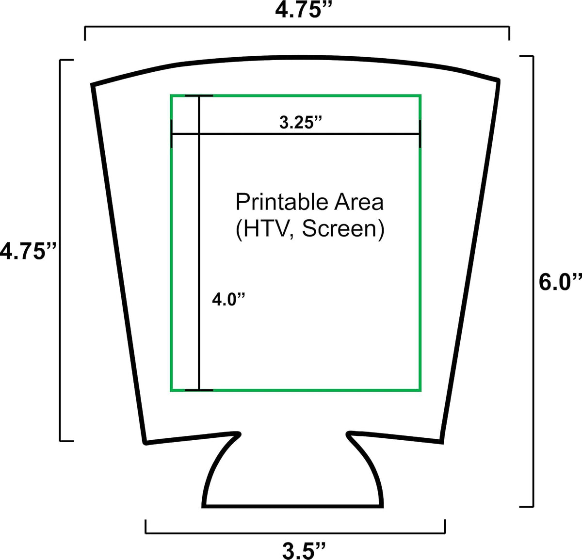 Blank Neoprene Pint Glass Coolie Variety Packs (4 Pack)
