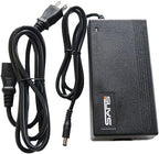 Syvrac 48-54.6V 2A Electric Bike Charger for 48V Lithium Battery Input Voltage AC120V(DC2.1MM Jack Connector)