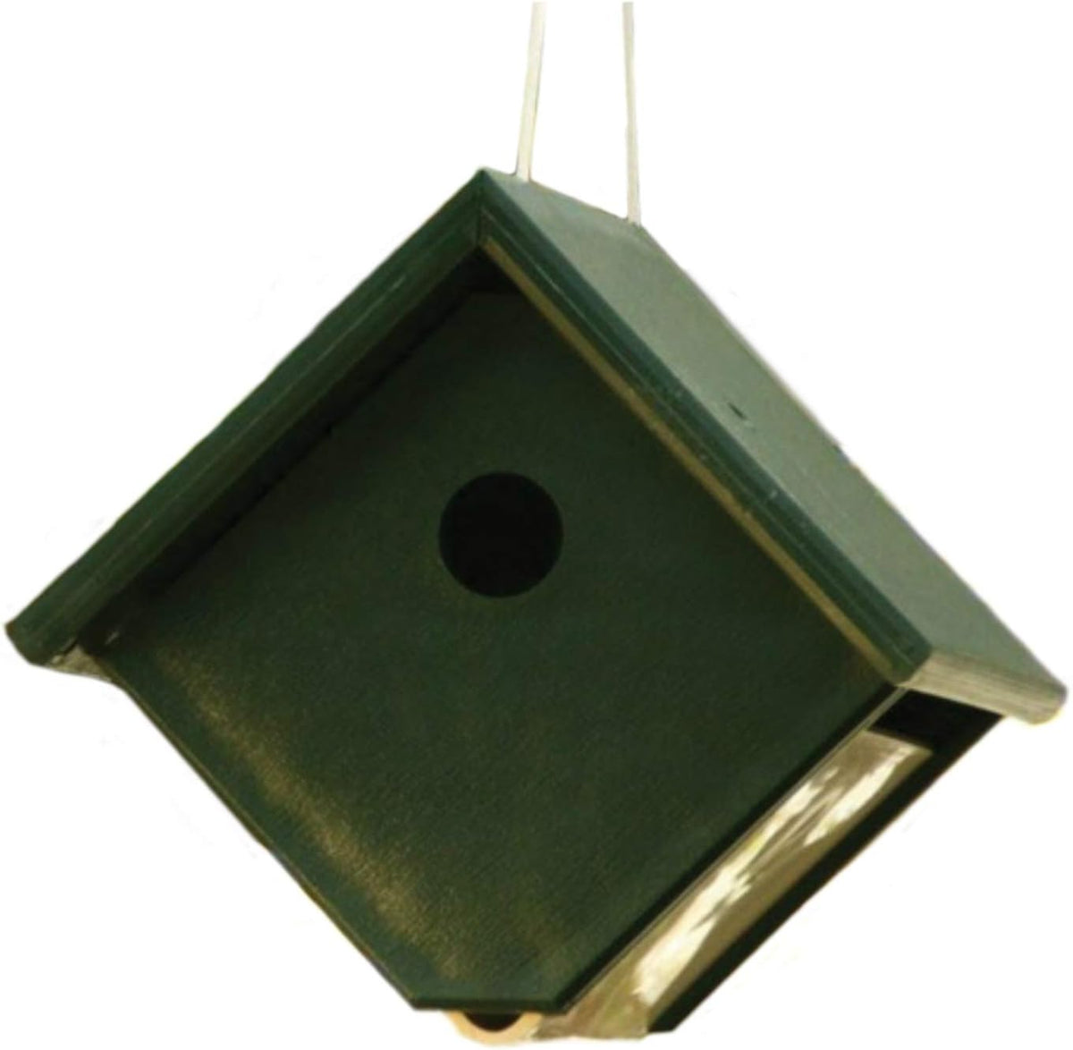 Recycled Plastic Wren House Hunter Ivory