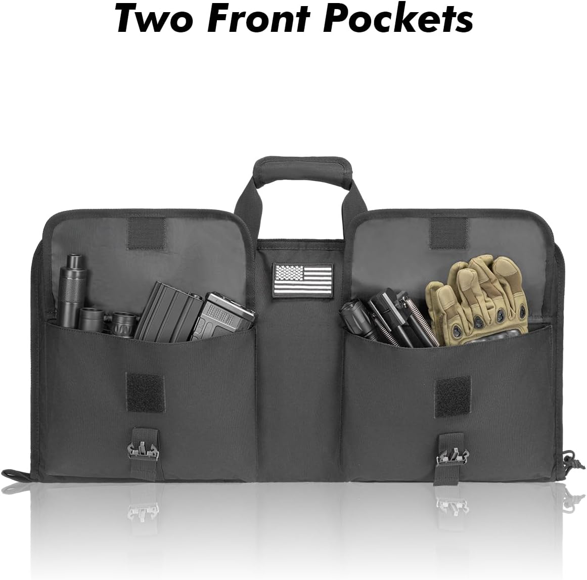 28/32 inch Rifle Case Soft, Short Gun Bag Lightweight, Wall Hanger | Rifle Bag with Two Buckle Pockets, Shotgun Gun