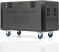 Cable Trunk Road Case with Wheels 44" x 22" x 24" Professional Stackable Heavy Duty ATA Rolling Road Case for DJ