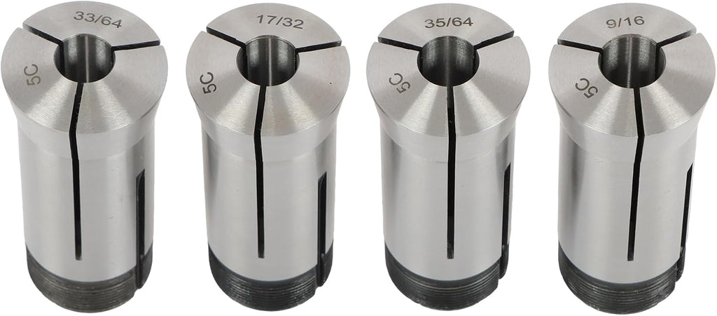 72pcs Precision Inch 5C Collet Set，1/64" to 1-1/8" 1/64 Sizes 5C