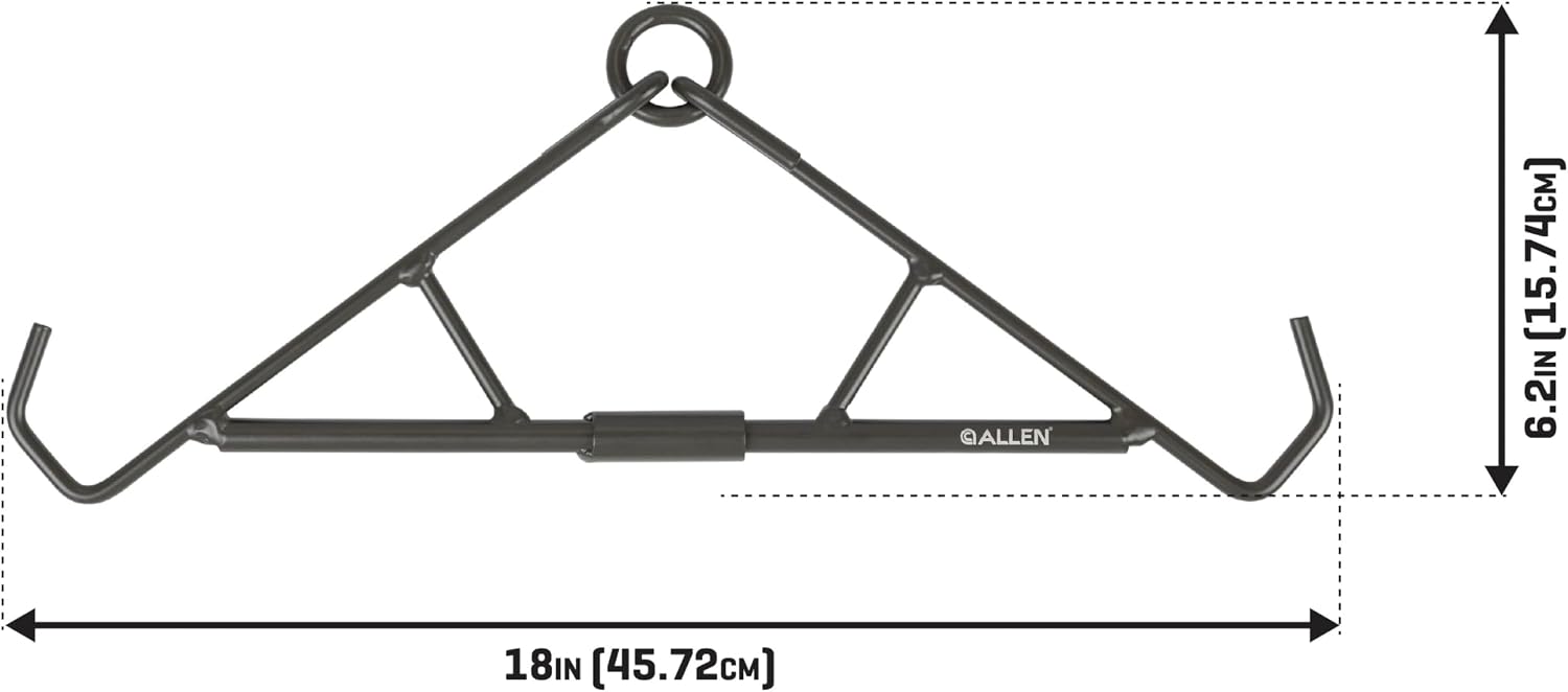 Allen Company Steel Gambrel Frame – Heavy‑Duty Game Hanging Hoist for Deer, Elk, Bear & Antelope – 500lb & 1,200lb
