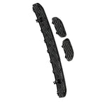 Front Lower Bumper Grille and Tow Hook Cover Compatible with Dodge RAM 1500 2019-2024