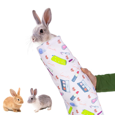 21.6'' Grooming Wrap for Rabbit, Rabbit Wrap for Grooming Cutting Nails, Soft Rabbit Restraint for Nail Clipping