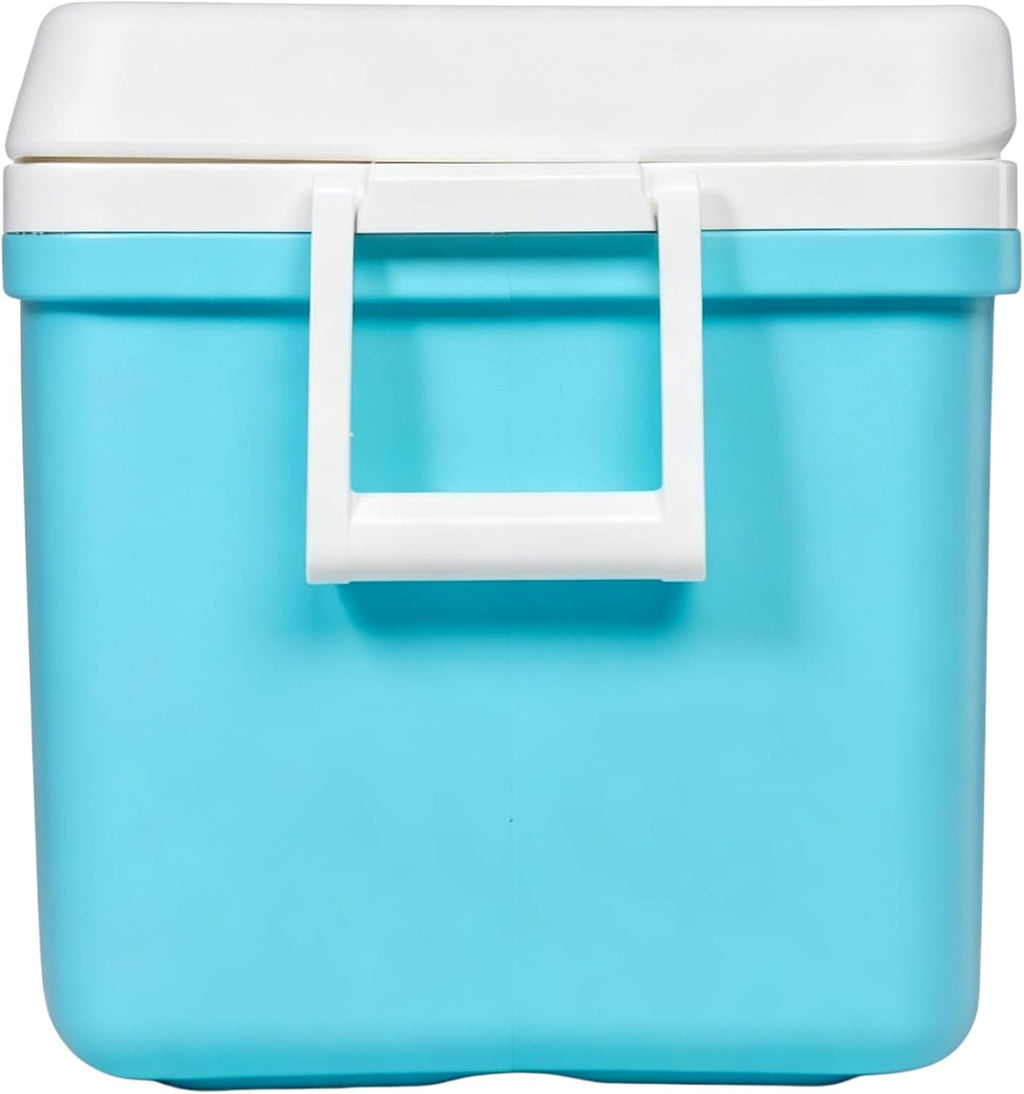 48 Quart Hard-Sided Ice Chest Cooler, Capacity Heavy Duty Ice Chest, Swing-Up Handles, Stain & Odor Resistant, Easy