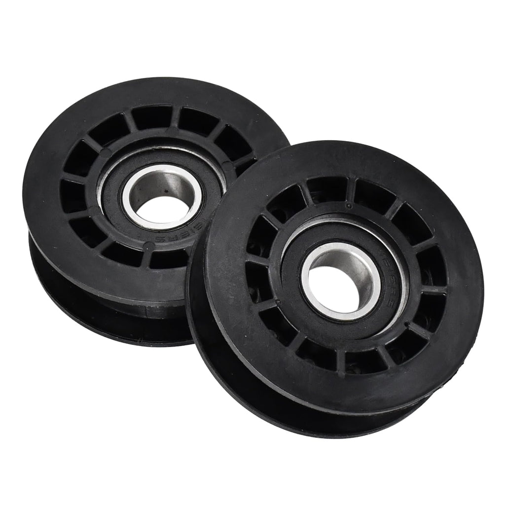 2PCS 587969201 Idler Pulley 5879692 580364301 Compatible with Husqvarna HU700H HU800H LC221A LC221R Poulan P160RWD PR675AWD PR725Y22RP Walk Behind Mower Replace for Craftsman Jonsered Mower