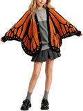 Girls Cardigan Sweater Wrap Monarch Butterfly Comfortable Kid Fall Jackets | Back To School Clothing For Teen