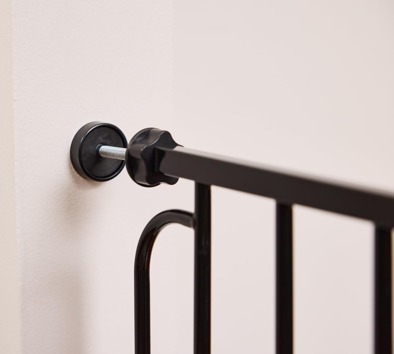 Safety 29-49" Easy Step Extra Wide Baby Gate for Doorways & Bottom of Stairs, Pressure Mounted Safety Gate with Door