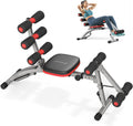 Ab Machine, Adjustable Ab Trainer, Sit Up Exercise Equipment 300LBS | Multi-Functional Adjustable Ab Workout Bench