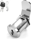 Keyed Alike, Cabinet Cam Lock 1-1/8 Inch File Cabinet Lock Drawer Locks with Keys Cam Lock for Toolbox Mailbox Lock